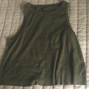 Green tank top